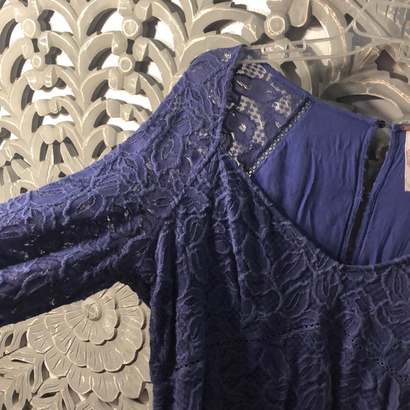 Violet lace free people dress - Picture 4 of 5